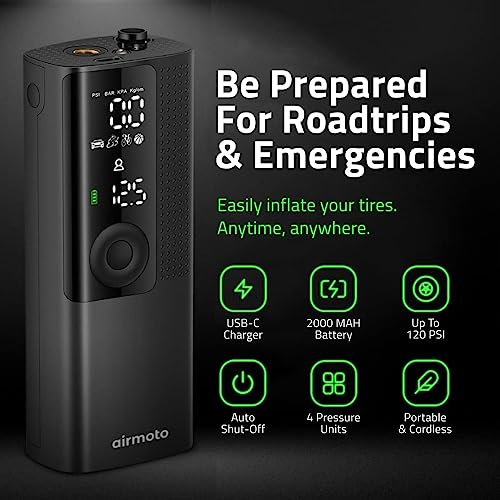 Airmoto Tire Inflator Review: Portable, Powerful, and Perfect for On-the-Go Inflation