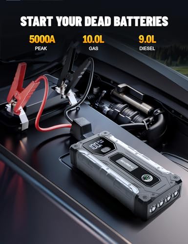 Sharmeal Car Jump Starter 5000A Review: Reliable Power for Any Emergency