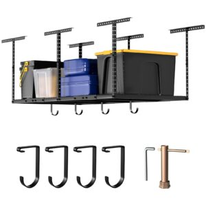 4×8 Overhead Garage Storage Rack Review: Maximize Space with Heavy-Duty Ease