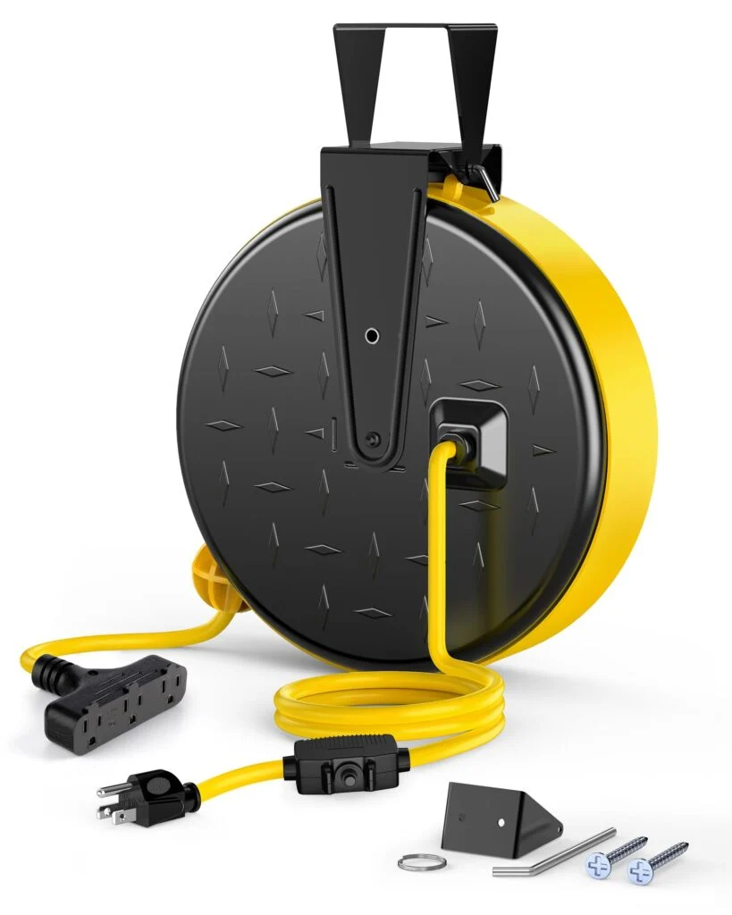 DEWENWILS 30 Ft Retractable Extension Cord Reel Review: A Must-Have for Your Garage