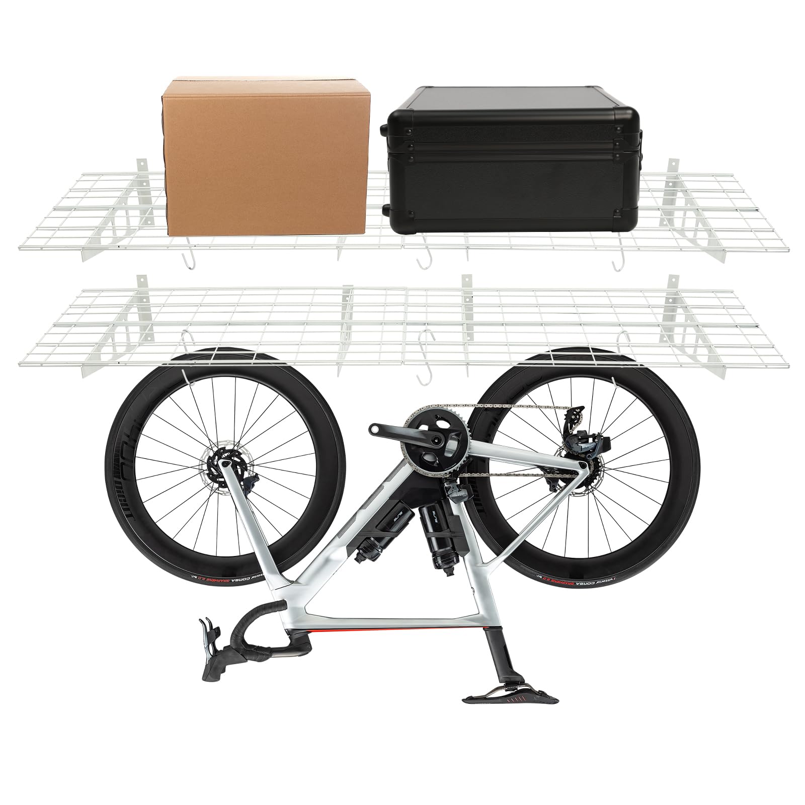 2 Pack Garage Wall Shelf Review: Heavy-Duty Storage with 400lbs Capacity