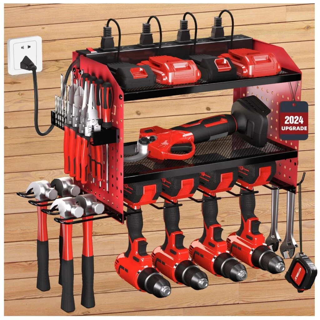 Veitorld Power Tool Organizer Review: The Ultimate Garage Charging Station?