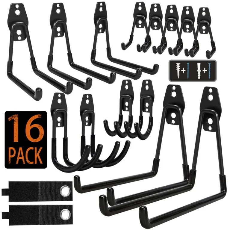 Steel Garage Storage Hooks Review: Heavy Duty, Anti-Slip & Perfect for Your Tools