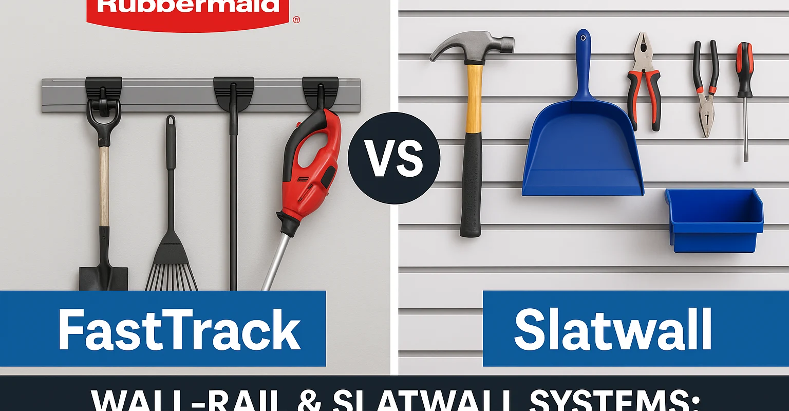 Rubbermaid FastTrack vs Slatwall: Best Garage Wall System?