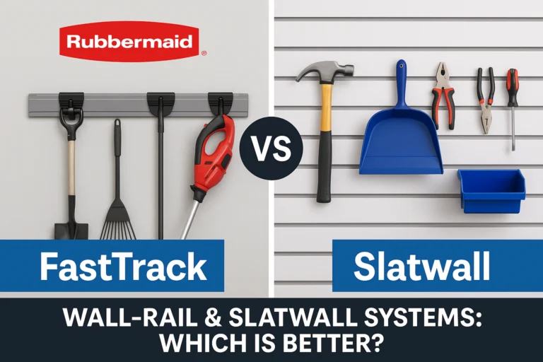 Rubbermaid FastTrack vs Slatwall: Best Garage Wall System?