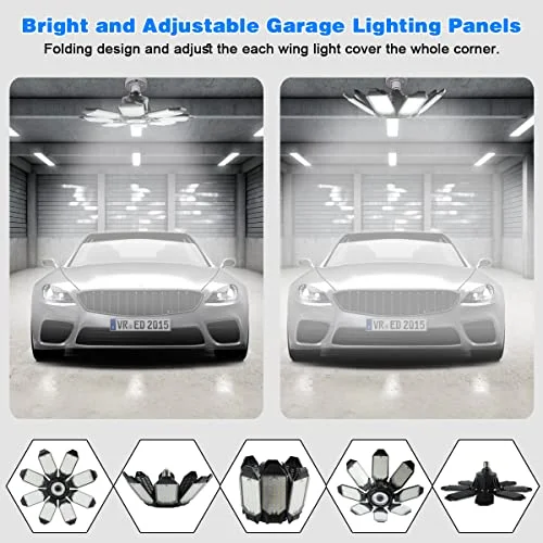 Garage Lights Review: Brighten Your Space with 40000LM LED Ceiling Lights