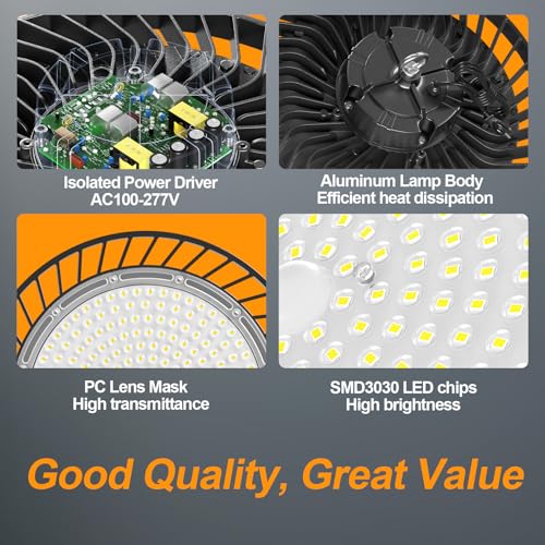 4Pack LED High Bay Light 200W Review: Powerful, Bright, and Energy-Efficient