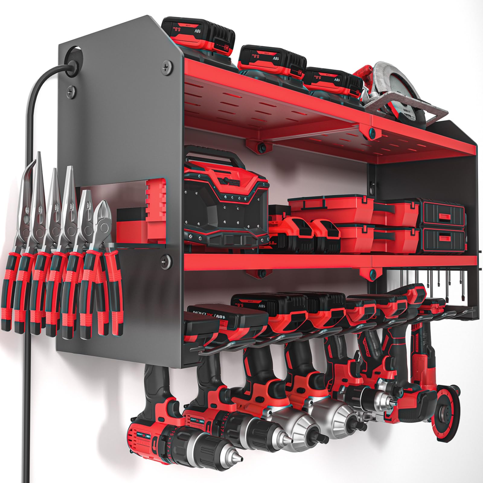 YYR Power Tool Organizer Review: The Ultimate Garage Charging Station?