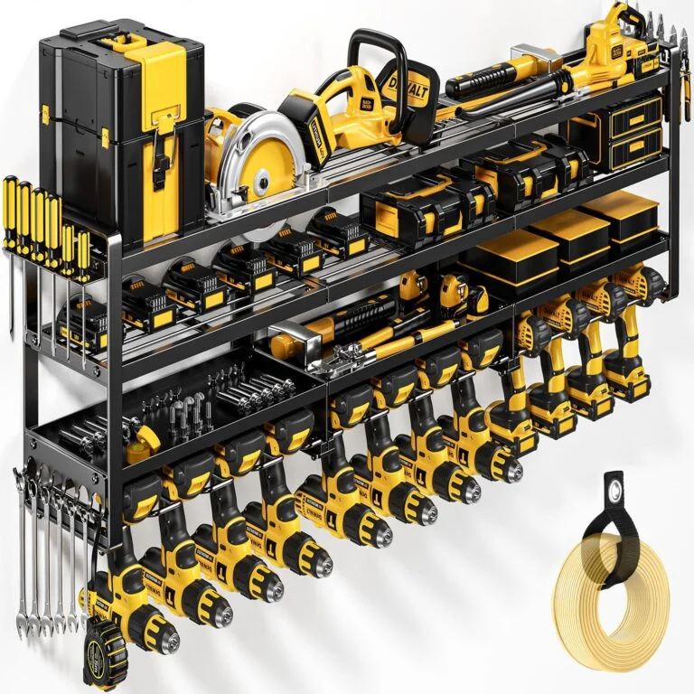 49″ W Large Power Tool Organizer Wall Mount Review: Heavy Duty Garage Storage Solution