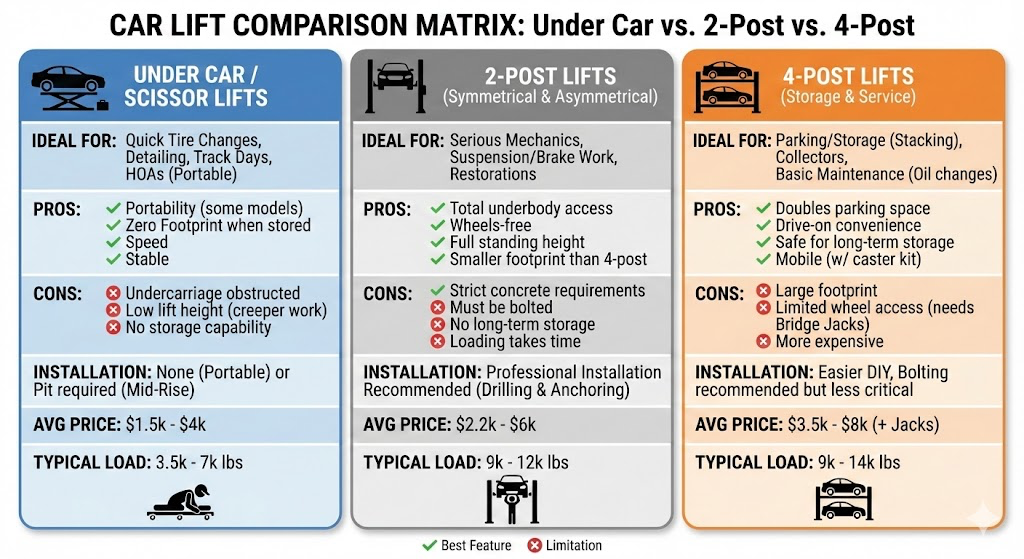 best car lift for home garage